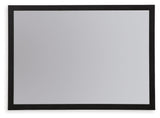 Danziar Black Bedroom Mirror (Mirror Only) from Ashley - Luna Furniture