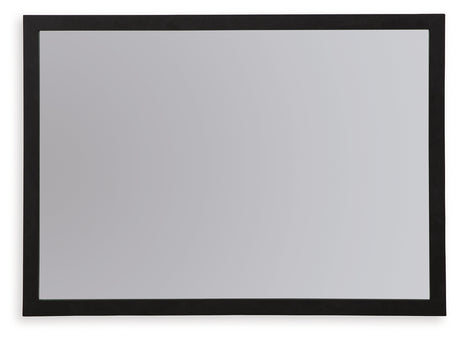 Danziar Black Bedroom Mirror (Mirror Only) from Ashley - Luna Furniture