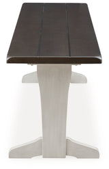 Darborn Gray/Brown 62" Dining Bench from Ashley - Luna Furniture