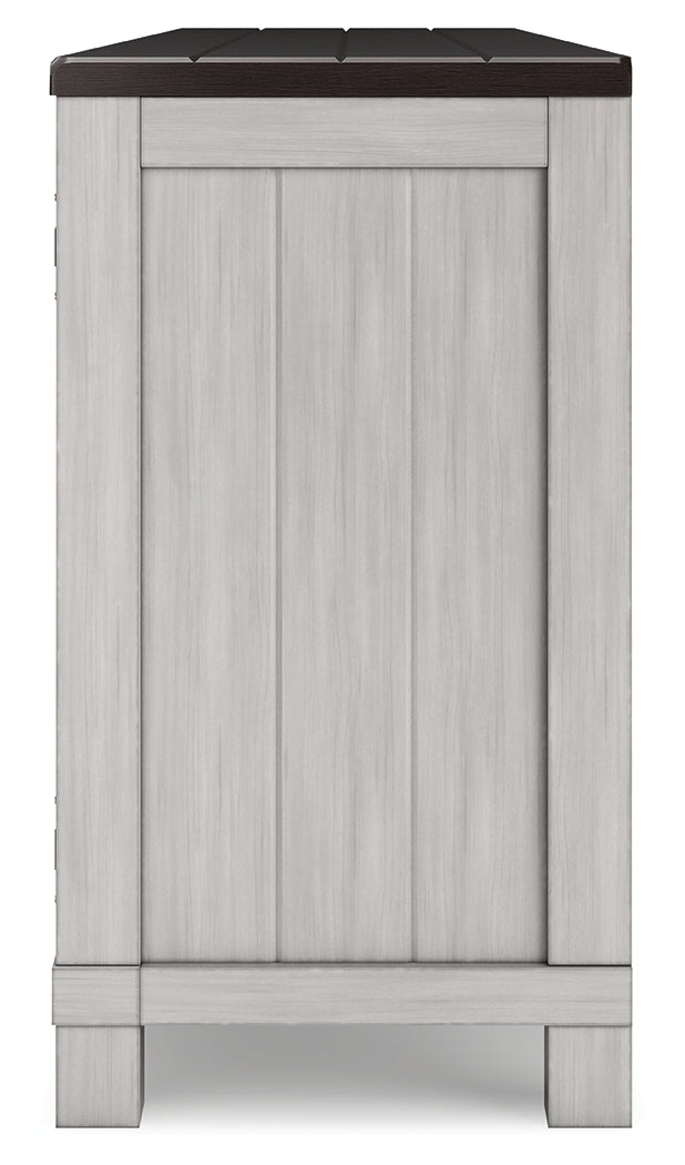 Darborn Gray/Brown 88" TV Stand from Ashley - Luna Furniture