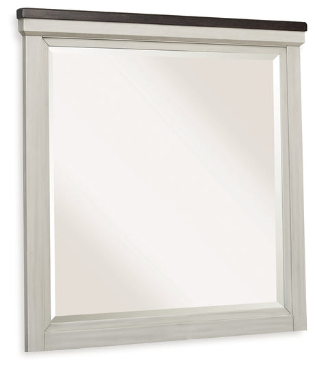 Darborn Gray/Brown Bedroom Mirror - B796-36 - Luna Furniture