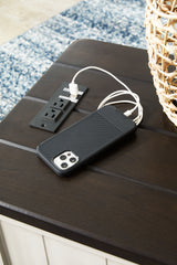 Darborn Gray/Brown Chairside End Table from Ashley - Luna Furniture