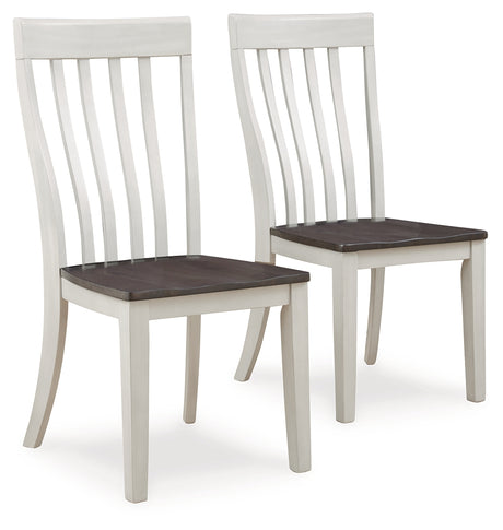Darborn Gray/Brown Dining Chair, Set of 2 from Ashley - Luna Furniture