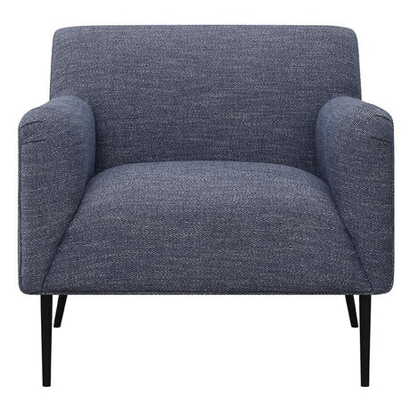 Darlene Upholstered Tight Back Accent Chair Navy Blue - 905641 - Luna Furniture