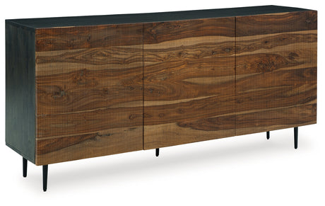 Darrey Natural/Brown Accent Cabinet from Ashley - Luna Furniture