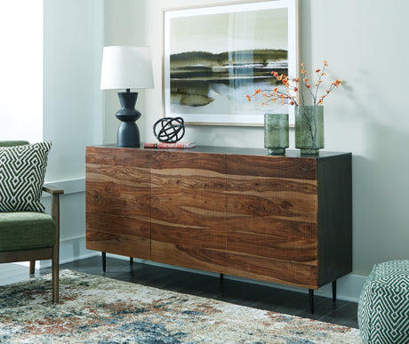 Darrey Natural/Brown Accent Cabinet from Ashley - Luna Furniture