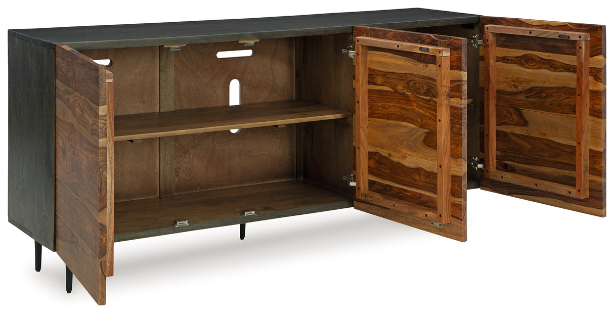Darrey Natural/Brown Accent Cabinet - A4000580 - Luna Furniture