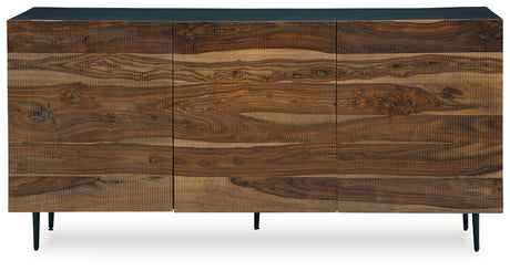 Darrey Natural/Brown Accent Cabinet from Ashley - Luna Furniture
