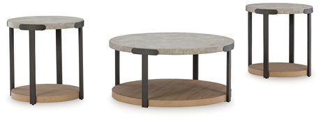 Darthurst Light Brown Table (Set of 3) - T383-13 - Luna Furniture