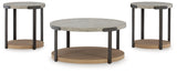 Darthurst Light Brown Table (Set of 3) - T383-13 - Luna Furniture