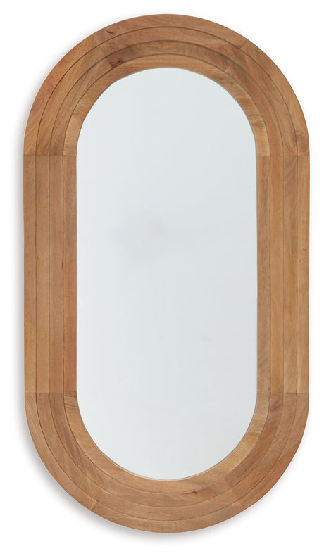 Daverly Brown Accent Mirror from Ashley - Luna Furniture