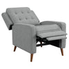 Davidson Upholstered Tufted Push Back Recliner Grey - 609567 - Luna Furniture