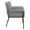 Davina Upholstered Flared Arms Accent Chair Ash Grey - 905614 - Luna Furniture