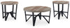 Deanlee Grayish Brown/Black Table (Set of 3) - T235-13 - Luna Furniture