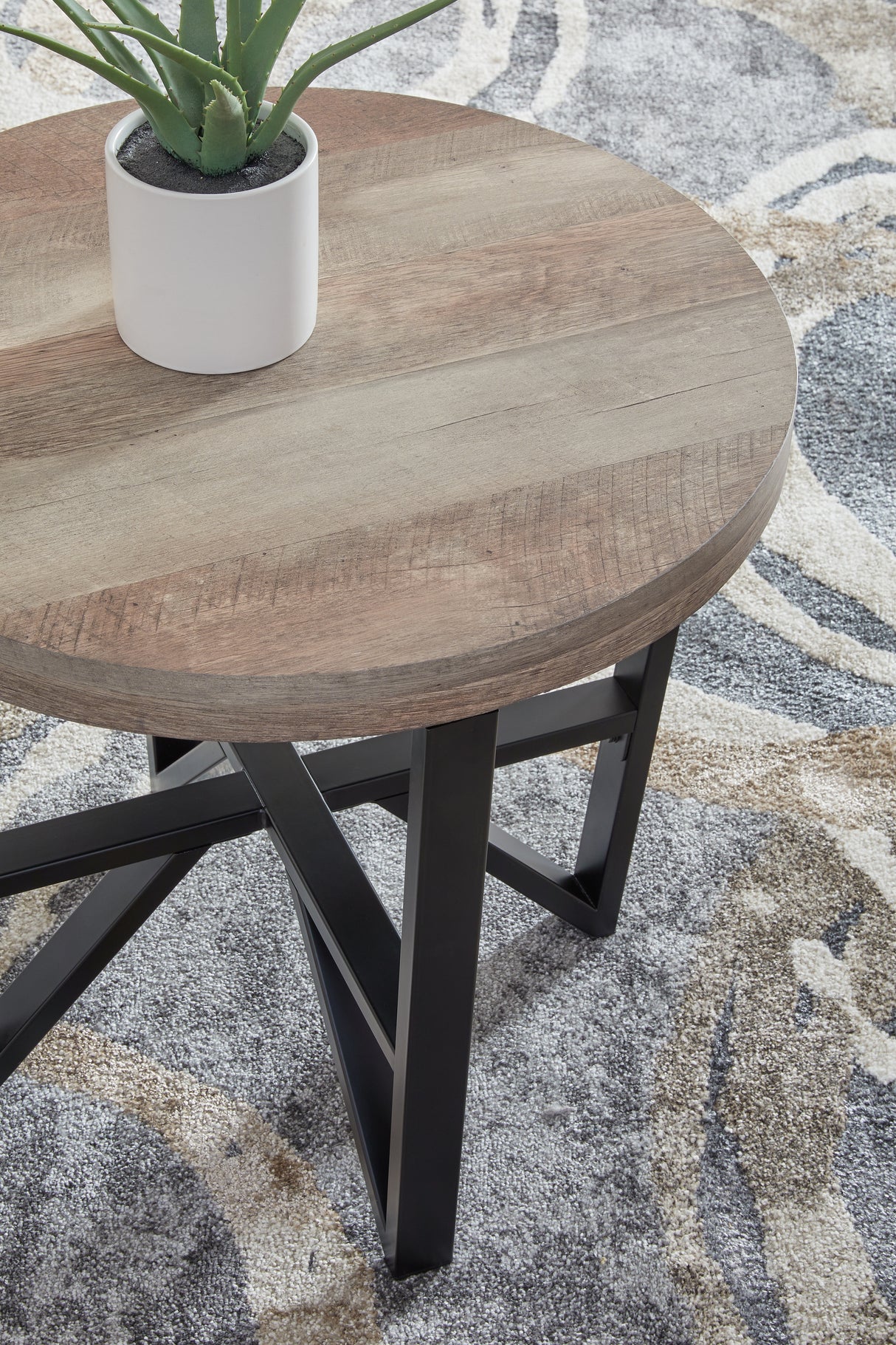 Deanlee Grayish Brown/Black Table from Ashley - Luna Furniture