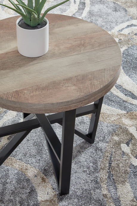 Deanlee Grayish Brown/Black Table from Ashley - Luna Furniture
