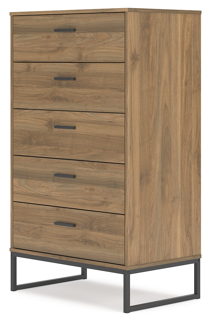 Deanlow Honey Chest of Drawers - EB1866-245 - Luna Furniture