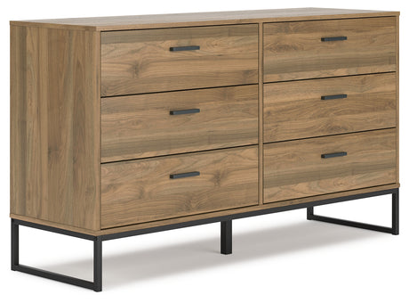 Deanlow Honey Dresser - EB1866-231 - Luna Furniture