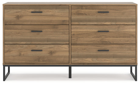 Deanlow Honey Dresser - EB1866-231 - Luna Furniture