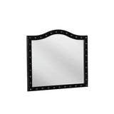 Deanna Black Button Tufted Mirror (Mirror Only) from Coaster - Luna Furniture