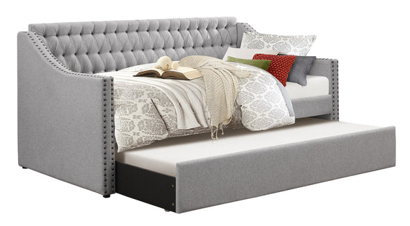 Tulney Gray Daybed with Trundle - Luna Furniture