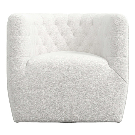 Delaney Cream Boucle Swivel Chair from Midinmod - Luna Furniture
