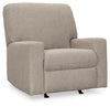 Deltona Parchment Recliner - 5120425 - Luna Furniture