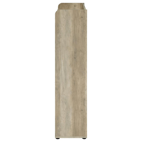 Denia Antique Pine and White 3-Tier Shoe Storage Cabinet from Coaster - Luna Furniture