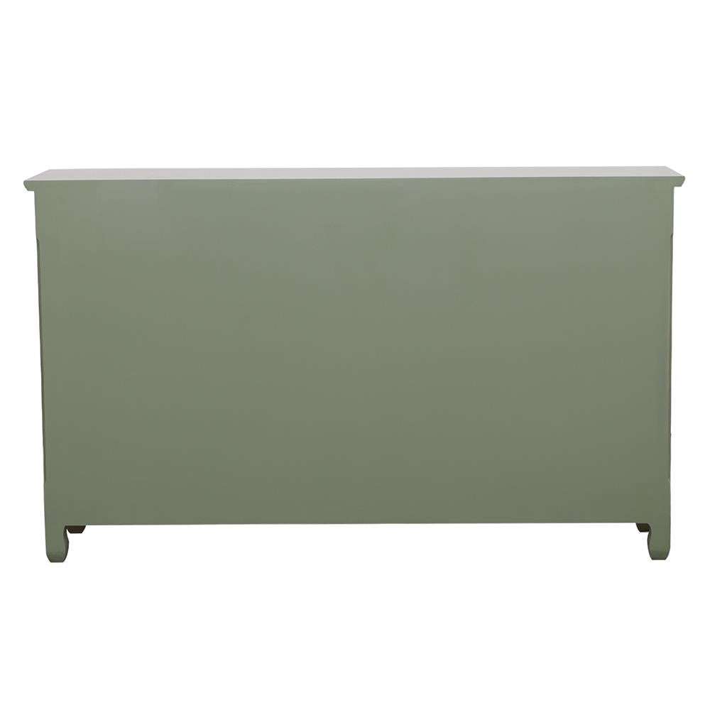 Deserie 3-door Accent Cabinet Antique Green - 950357 - Luna Furniture