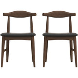 Destiny Dining Chairs (Set of 2) Grey Linen from Midinmod - Luna Furniture