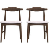 Destiny Dining Chairs (Set of 2) Grey Linen from Midinmod - Luna Furniture