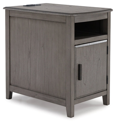 DEVONSTED Gray Chairside End Table - T310-417 - Luna Furniture
