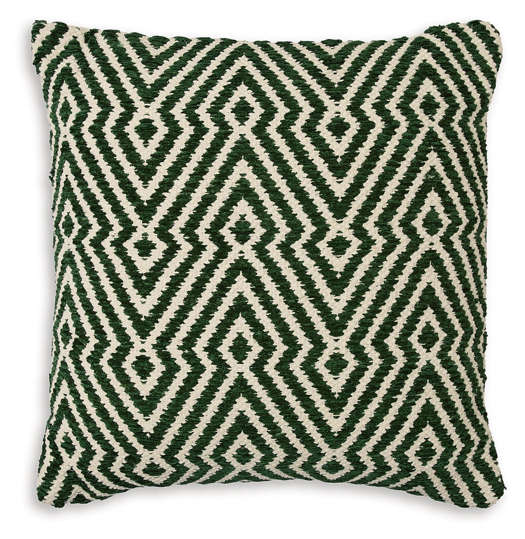 Digover Green/Ivory Pillow - A1001036P - Luna Furniture