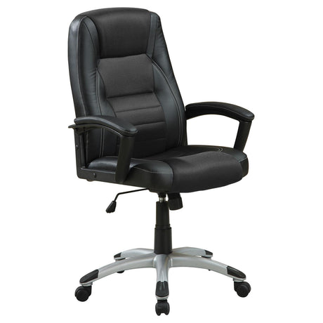 Dione Adjustable Height Office Chair Black - 800209 - Luna Furniture