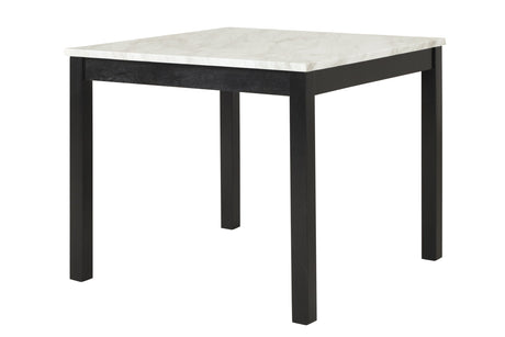 Dior PU - Black Pub Table + 4 Chair Set - Dior PU - Luna Furniture