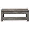 Donal 3-piece Occasional Set with Open Shelves Weathered Grey - 736145 - Luna Furniture