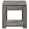 Donal 3-piece Occasional Set with Open Shelves Weathered Grey - 736145 - Luna Furniture