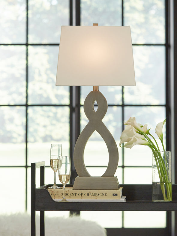 Donancy Champagne Table Lamp (Set of 2) - L243334 - Luna Furniture