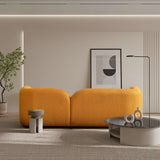 Donna Japandi Style Boucle Sofa Dark Yellow - AFC00486 - Luna Furniture