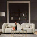 Donna Japandi Style Boucle Sofa Ivory from Ashcroft Furniture - Luna Furniture