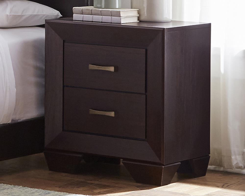 Dorian Brown and Dark Cocoa 4-Piece Twin Bedroom Set from Coaster - Luna Furniture