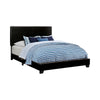 Dorian Upholstered Full Bed Black - 300761F - Luna Furniture