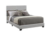 Dorian Upholstered Queen Bed Grey - 300763Q - Luna Furniture