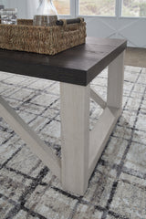 Dorrinson Antique White Table from Ashley - Luna Furniture