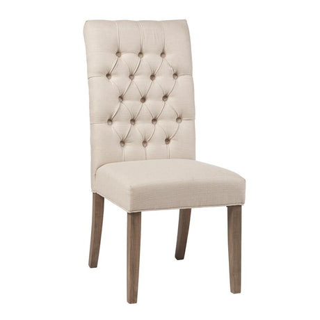 Douglas Tufted Back Dining Chairs Vineyard Oak (Set of 2) - 123052 - Luna Furniture