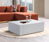 Dream Wood WhiteGold 3-Piece Coffee Table - DREAMWG-WOOD - Luna Furniture
