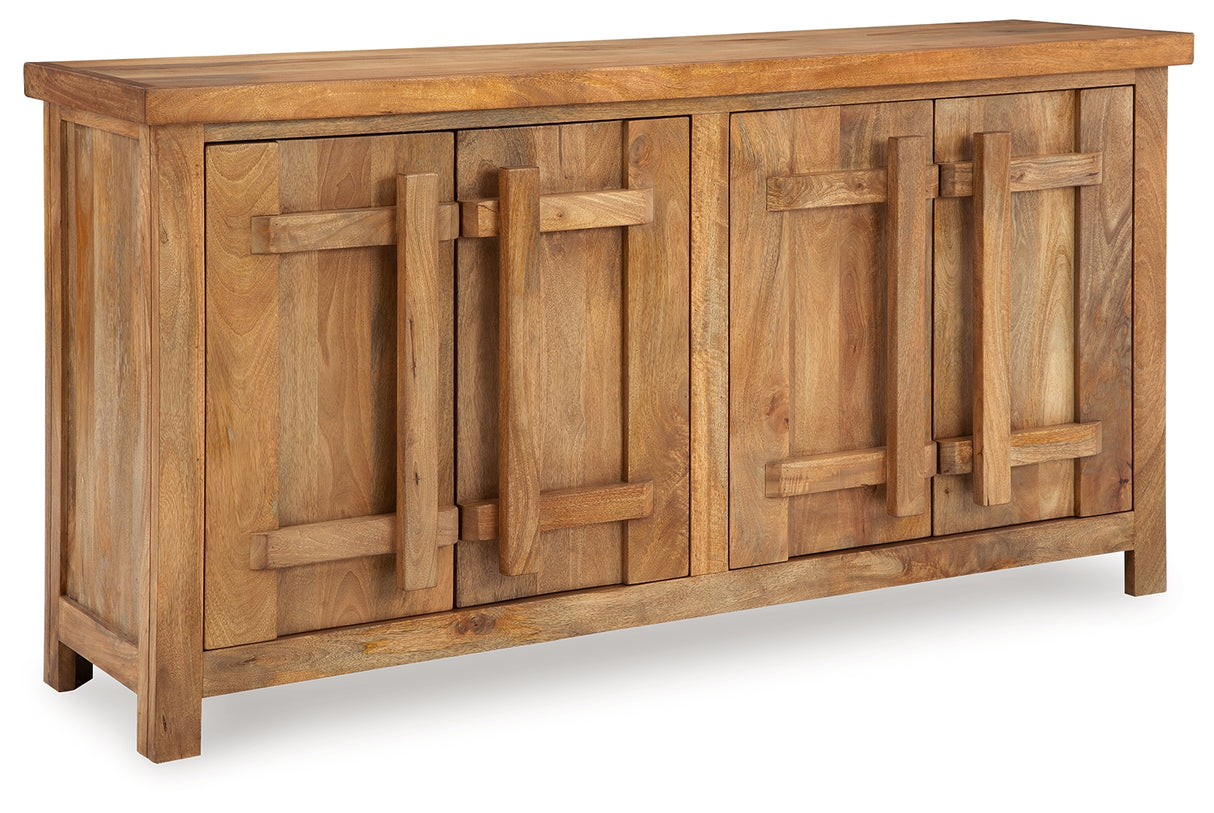 Dresor Natural Accent Cabinet from Ashley - Luna Furniture
