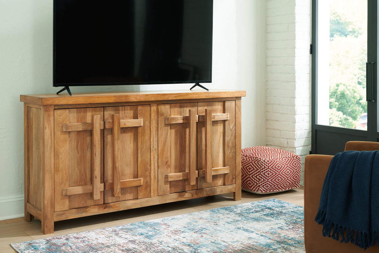 Dresor Natural Accent Cabinet from Ashley - Luna Furniture