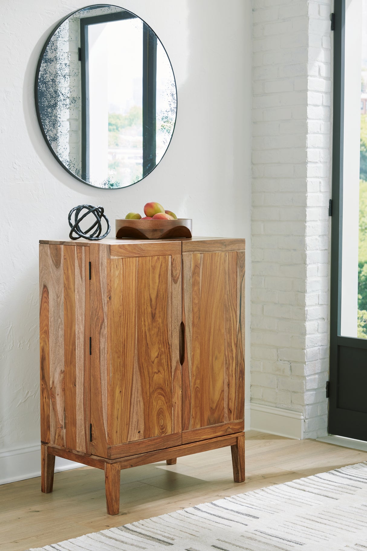 Dressonni Brown Bar Cabinet from Ashley - Luna Furniture