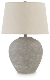 Dreward Distressed Gray Table Lamp from Ashley - Luna Furniture